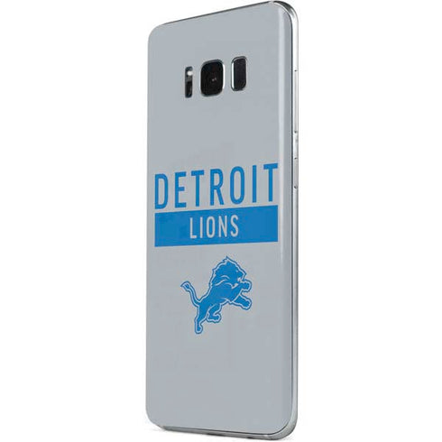 NFL Detroit Lions Grey Performance Series Galaxy S8 Plus Skin