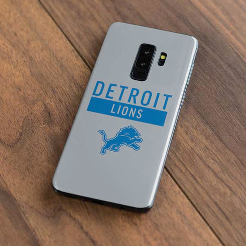NFL Detroit Lions Grey Performance Series Galaxy S9 Plus Skin