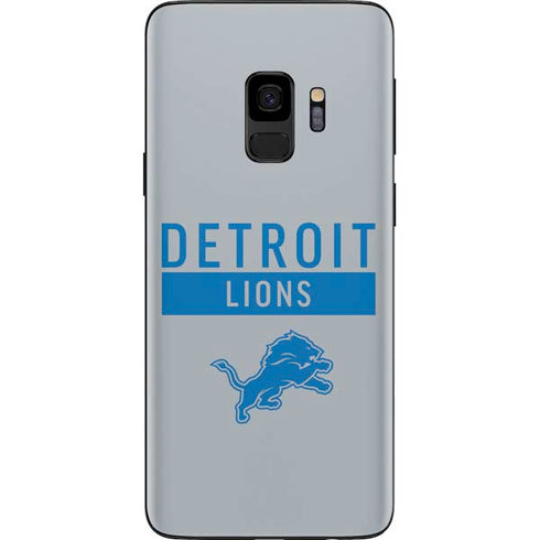 NFL Detroit Lions Grey Performance Series Galaxy S9 Skin