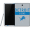 NFL Detroit Lions Grey Performance Series Samsung Galaxy Tab Skin