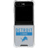 NFL Detroit Lions Grey Performance Series Galaxy Z Flip5 5G Clear Case