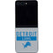 NFL Detroit Lions Grey Performance Series Galaxy Z Flip5 5G Skin