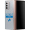 NFL Detroit Lions Grey Performance Series Galaxy Z Fold2 5G Skin