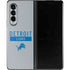 NFL Detroit Lions Grey Performance Series Galaxy Z Fold3 5G Skin