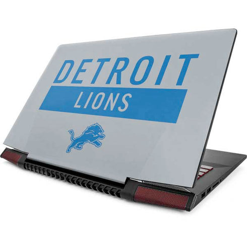 NFL Detroit Lions Grey Performance Series Lenovo IdeaPad Skin