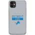NFL Detroit Lions Grey Performance Series iPhone 11 Clear Case
