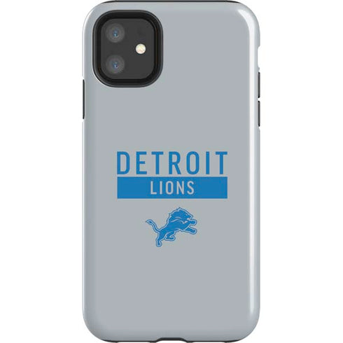 NFL Detroit Lions Grey Performance Series iPhone 11 Impact Case
