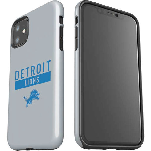 NFL Detroit Lions Grey Performance Series iPhone 11 Impact Case