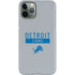NFL Detroit Lions Grey Performance Series iPhone 11 Pro Lite Case