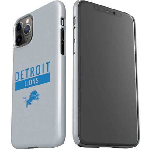 NFL Detroit Lions Grey Performance Series iPhone 11 Pro Lite Case