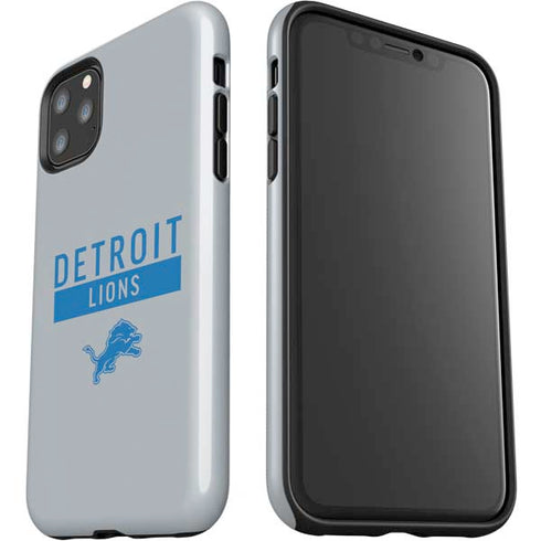 NFL Detroit Lions Grey Performance Series iPhone 11 Pro Max Impact Case