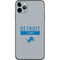 NFL Detroit Lions Grey Performance Series iPhone 11 Pro Max Skin
