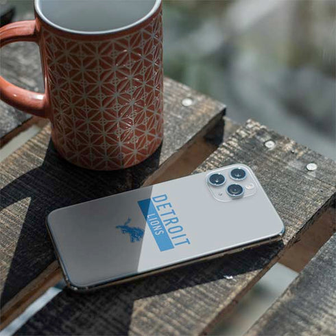 NFL Detroit Lions Grey Performance Series iPhone 11 Pro Skin