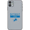 NFL Detroit Lions Grey Performance Series iPhone 11 Skin