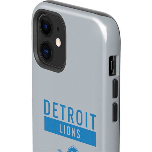 NFL Detroit Lions Grey Performance Series iPhone 12 Impact Case