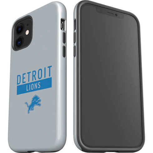 NFL Detroit Lions Grey Performance Series iPhone 12 Impact Case