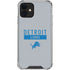 NFL Detroit Lions Grey Performance Series iPhone 12 Mini Clear Case