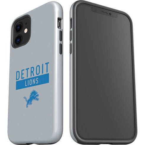 NFL Detroit Lions Grey Performance Series iPhone 12 Mini Impact Case