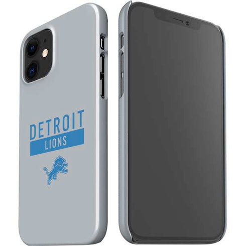 NFL Detroit Lions Grey Performance Series iPhone 12 Mini Lite Case