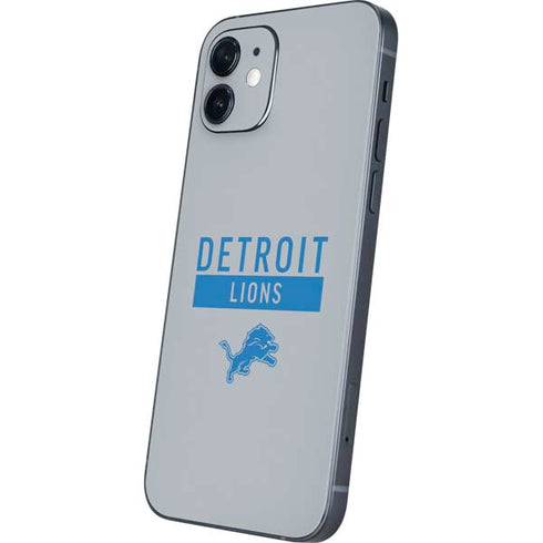 NFL Detroit Lions Grey Performance Series iPhone 12 Mini Skin