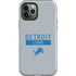 NFL Detroit Lions Grey Performance Series iPhone 12 Pro Impact Case