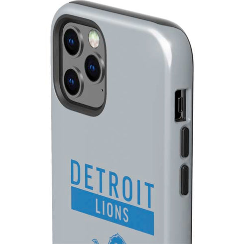 NFL Detroit Lions Grey Performance Series iPhone 12 Pro Impact Case