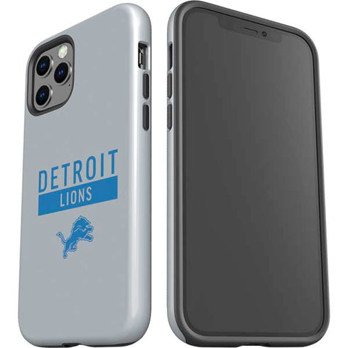 NFL Detroit Lions Grey Performance Series iPhone 12 Pro Impact Case