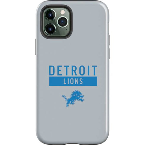 NFL Detroit Lions Grey Performance Series iPhone 12 Pro Max Impact Case