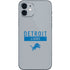 NFL Detroit Lions Grey Performance Series iPhone 12 Skin