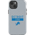 NFL Detroit Lions Grey Performance Series iPhone 13 Impact Case