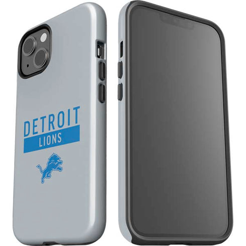 NFL Detroit Lions Grey Performance Series iPhone 13 Impact Case