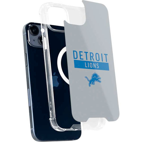 NFL Detroit Lions Grey Performance Series iPhone 13 MagSafe Case