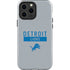 NFL Detroit Lions Grey Performance Series iPhone 13 Pro Max Impact Case