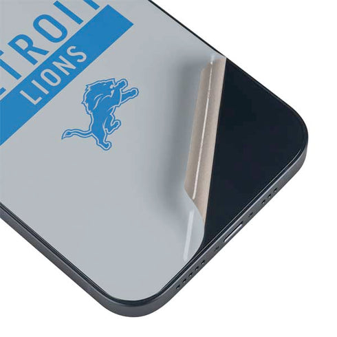 NFL Detroit Lions Grey Performance Series iPhone 13 Skin