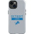 NFL Detroit Lions Grey Performance Series iPhone 14 Plus Impact Case