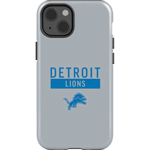 NFL Detroit Lions Grey Performance Series iPhone 15 Impact Case