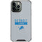 NFL Detroit Lions Grey Performance Series iPhone 14 Pro Max Clear Case
