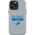 NFL Detroit Lions Grey Performance Series iPhone 14 Pro Max Impact Case