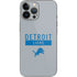NFL Detroit Lions Grey Performance Series iPhone 14 Pro Max Skin