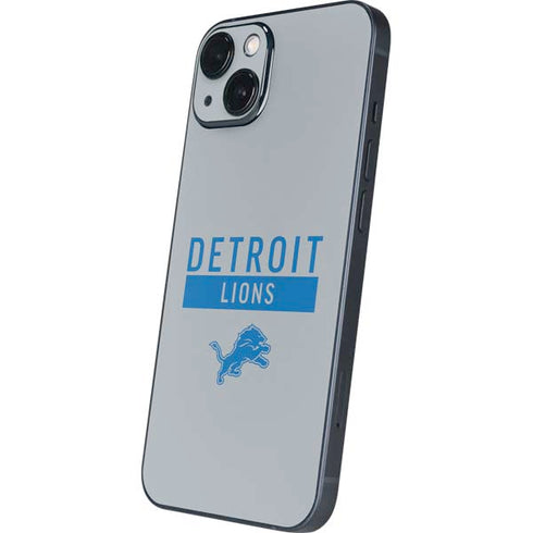 NFL Detroit Lions Grey Performance Series iPhone 14 Skin