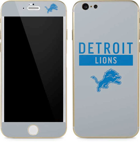 NFL Detroit Lions Grey Performance Series iPhone 6/6s Skin