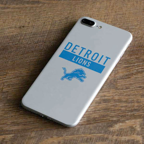 NFL Detroit Lions Grey Performance Series iPhone 8 Plus Skin