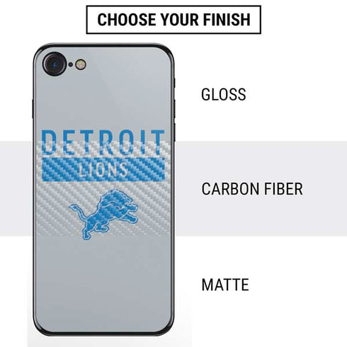 NFL Detroit Lions Grey Performance Series iPhone SE (2nd & 3rd Gen) Skin
