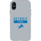 NFL Detroit Lions Grey Performance Series iPhone X Pro Case
