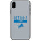 NFL Detroit Lions Grey Performance Series iPhone X Skin
