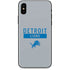 NFL Detroit Lions Grey Performance Series iPhone X Skin