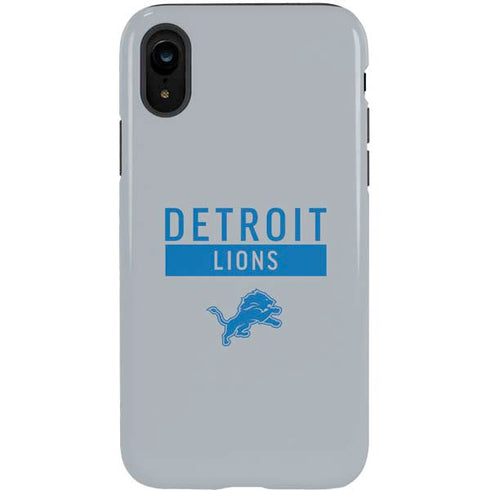 NFL Detroit Lions Grey Performance Series iPhone XR Pro Case