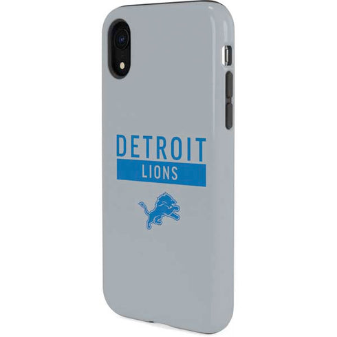 NFL Detroit Lions Grey Performance Series iPhone XR Pro Case