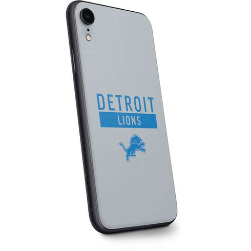 NFL Detroit Lions Grey Performance Series iPhone XR Skin
