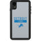 NFL Detroit Lions Grey Performance Series iPhone XR Waterproof Case
